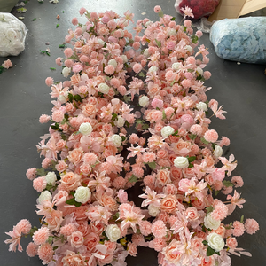 HK-FR004 Camino de Mesa de Flores Artificiales de Seda para Decoración de Bodas - Product Image 6