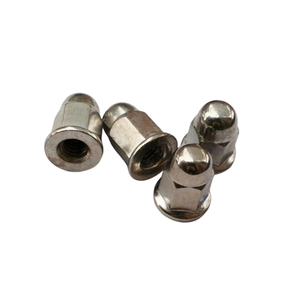 Tuerca de acero inoxidable 316, M3, m4, m5, DIN1587, cúpula de corona hexagonal, tapa de acorn, m8 - Product Image 2