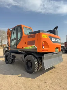 Develon DX150W Wheel Excavator 101 kW Mobile Earthmoving Machine 0.58 m3 Bucket Construction Equipment - Product Image 1