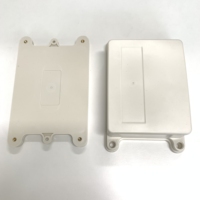 Caja de distribución de red de energía eléctrica ABS de 125*100*52mm carcasa de PCB montada en la pared impermeable para exteriores inyección electrónica