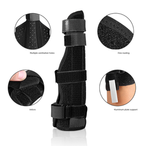 Fingers chiene <span class=keywords><strong>Medical</strong></span> Grade Boxer Finger Brace Support Wegfahr sperre Cast für gebrochene Finger Verletzungen Arthritis Trigger - Product Image 4