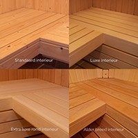 Sauna extérieur en bois d'épinette massif, design traditionnel, écologique, pour la maison, le jardin et le bien-être