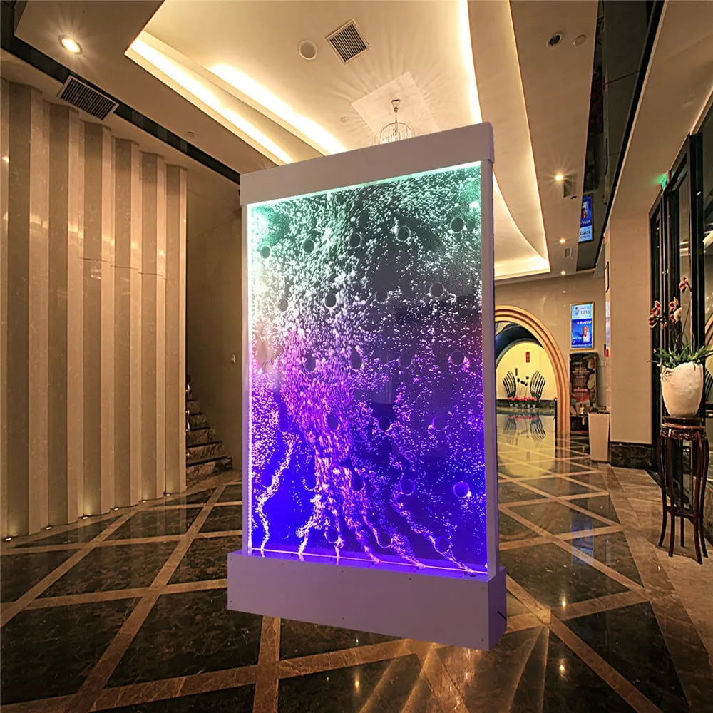 Customized bubble wall water features decoration items
