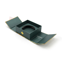 Boîte d'emballage de papier cadeau de thé Matcha à double porte haut de gamme avec logo personnalisé pour Matcha