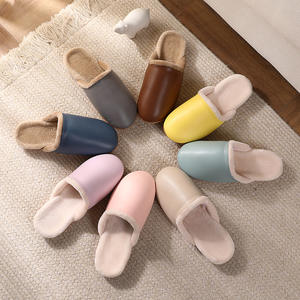 Yearning Woman Man Trendy PU Flat <b>Slipper</b>-Ultra-Soft <b>Waterproof</b> Eco-Friendly Breathable & Light Weight for All Seasons - Product Image 2