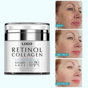 Crema para el Cuidado de la Piel con Manteca de Karité de Marca Privada Personalizada OEM, Fórmula de Retinol y Colágeno de Día y Noche para Piel Sensible - Product Image 1