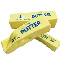 Jouet anti-stress en forme de beurre réaliste à remontée lente, amusant, 4oz, pour soulager le stress et libérer les émotions, vente en gros