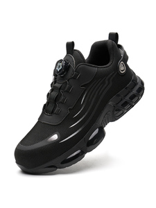 ZG 918-5 <span class=keywords><strong>Scarpe</strong></span> <span class=keywords><strong>da</strong></span> <span class=keywords><strong>Lavoro</strong></span> Antinfortunistiche <span class=keywords><strong>da</strong></span> <span class=keywords><strong>Uomo</strong></span> Nuove Sneakers Antigraffio e Antiperforazione con Chiusura a Rotella Nere Sportive e alla Moda - Product Image 2