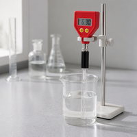 pH-mètre numérique de poche avec électrode en verre, testeur de pH de 0,00 à 14,00 pour l'eau, les aliments, le fromage, le lait, le sol