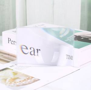 عدسة مكبرة كبيرة من بولي كلوريد الفينيل ، عدسة فريسنل مقولبة, صفحة كاملة A4 ، عدسة مكبرة كبيرة من بولي كلوريد الفينيل ، 3X - Product Image 5