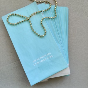 Sacs en papier vomi <span class=keywords><strong>Barf</strong></span> jeter sac sacs jetables maladie de l'air pour enfants voyage compagnie aérienne voiture mal des transports grossesse - Product Image 3