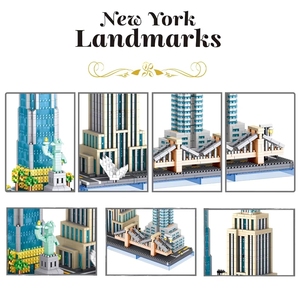 ZHE GAO LZ8333 2025, Maqueta 3D del Horizonte de Nueva York y Londres, Bloques de Construcción para Niños, Regalo, Juego de Bloques de Construcción - Product Image 5