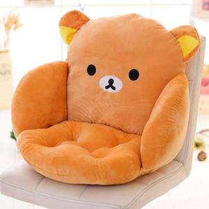 Adorable Silla de piso de felpa cojín de tigre cojín de asiento de una pieza de dibujos animados para decoración de silla de escritorio de computadora - Product Image 2