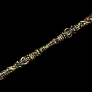 HCMY Black Myth Wukong Golden Hoop Rod Semi-Metal Arme Modèle Jouet Épées Pour Cosplay One-to-One Jouets Physiques Ruyi Extensible - Product Image 2