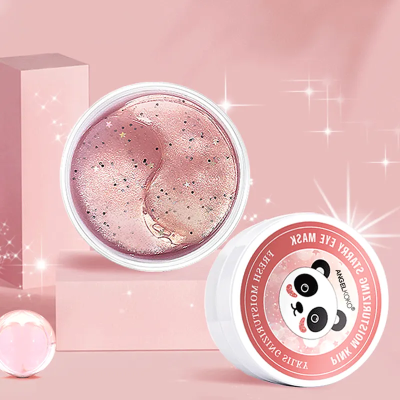 OEM/ODM Pink Anti-Falten-Anti-Aging-Augenringe Entfernen der Star Sky Gel-Augen maske