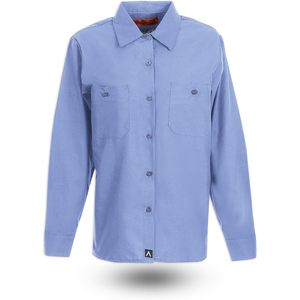 Chemise de travail industrielle à manches longues pour femmes, personnalisée, S18, résistante aux plis, uniforme de travail - Product Image 1