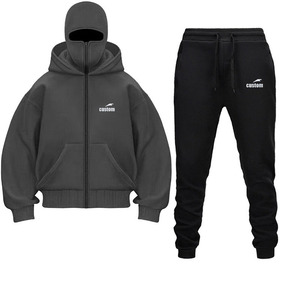 Produttori <span class=keywords><strong>di</strong></span> <span class=keywords><strong>felpe</strong></span> <span class=keywords><strong>con</strong></span> <span class=keywords><strong>cappuccio</strong></span> Casual passamontagna Streetwear <span class=keywords><strong>uomo</strong></span> abbigliamento Jogger Set tuta da <span class=keywords><strong>uomo</strong></span> - Product Image 5