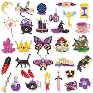 Autocollants acryliques mignons en vinyle, lot de 60 pièces, sac à dos drôle, insigne de revers, ensemble de différentes phrases, étanche et écologique - Product Image 4