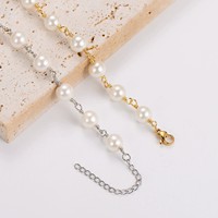 Bracelet simple pour femme en acier inoxydable, style baroque, fait main, design de niche, vente en gros