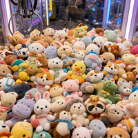 Boneka Plush Hewan Buah Kebun Binatang Kartun Murah Harga Terjangkau 20-25cm untuk Mesin Cakar Anime