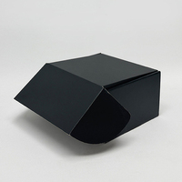 Boîte d'expédition en carton ondulé avec lamination mate personnalisée, boîte en carton ondulé pliable, boîte d'emballage pour chapeau d'avion, boîte d'emballage pour casquette