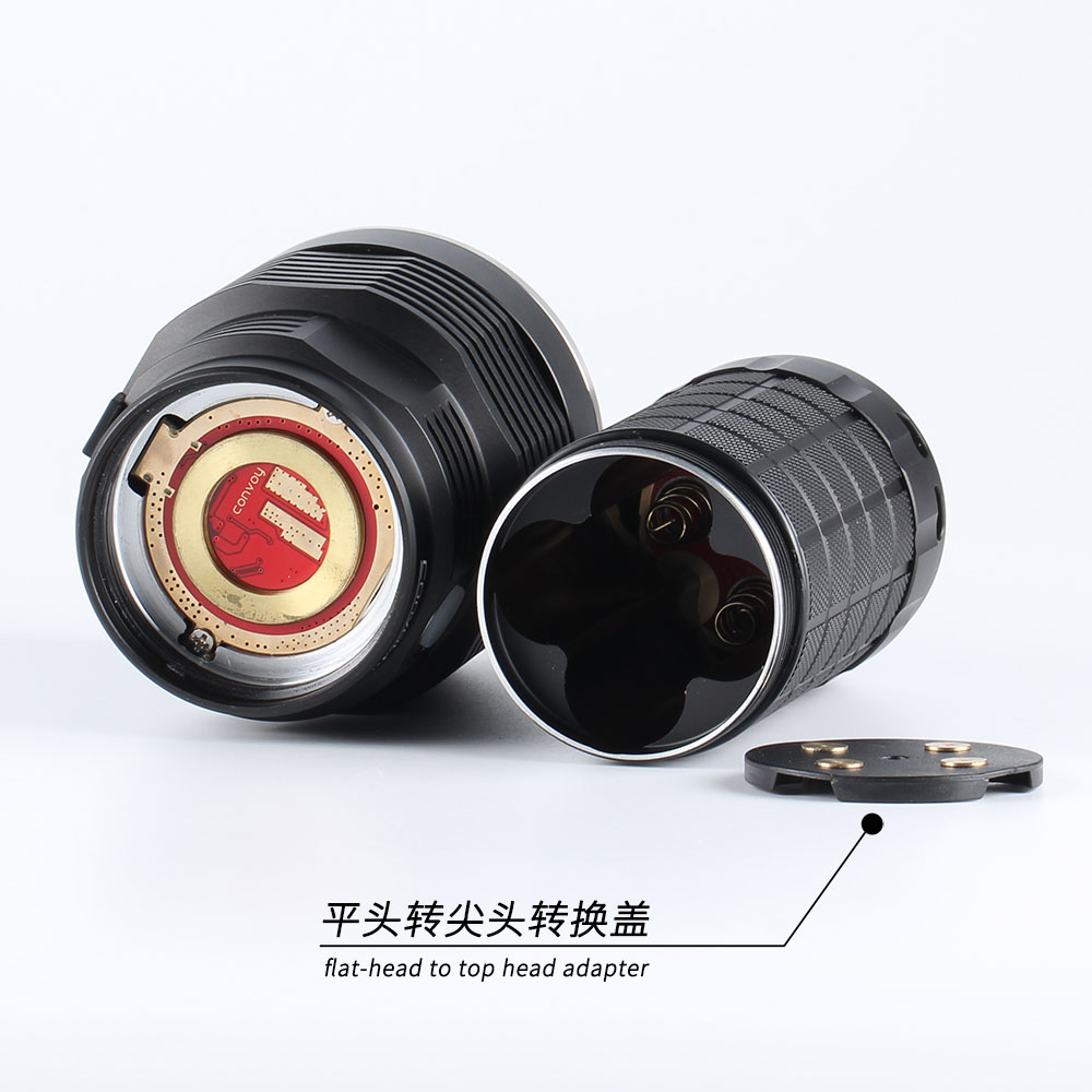 Convoy 4X18A SBT90.2 バッテリー付 懐中電灯 ハンディライト Convoy 4X18A Flashlight, SBT90.2, 5400lm, Rechargeable 18650 Torch