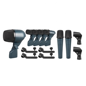 King-727 Chất Lượng Cao Nhạc Cụ Kim Loại Ngưng & Năng Động Trống Kit Microphone Có Dây Microphone Với Hộ<span class=keywords><strong>p</strong></span> Nhôm - Product Image 3