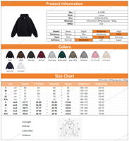 Sweat-shirts à capuche personnalisés avec logo imprimé en usine, sweats à capuche oversize en polyester, sublimation, sweats à capuche vierges, coupe ample pour hommes et femmes