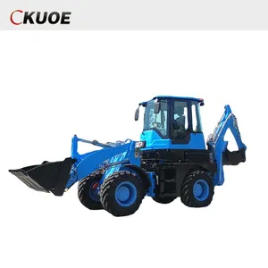 FREE SHIPPING china 4x4 Wheel Drive 400kg-2.5ton mini loader backhoe loader for sell with Snow shovel