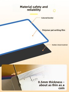 Pizarra Magnética Blanca A4, Índice de <span class=keywords><strong>Flujo</strong></span> de 50kGmm, Material Didáctico, Borrable, para Escribir, Tarjetas con Palabras en Inglés, Pizarra para Clases Públicas - Product Image 4