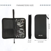 Étui de voyage compact et portable pour cosmétiques, maquillage, huiles essentielles et articles de toilette