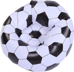 Fauteuil de basketball <span class=keywords><strong>gonflable</strong></span>, style pouf, thème sport et basketball orange pour se détendre - Product Image 1