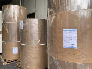 Rollo de papel Kraft <span class=keywords><strong>Jumbo</strong></span> marrón de grado alimenticio 190GSM ecológico 100% para taza, tazón, plato, fiambrera, uso para galletas, pan, leche - Product Image 3