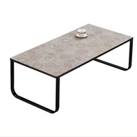 Napperon de table imprimé en PVC RNPT, plantes vertes ornementales, rectangulaire, élégant, décoratif, pour table basse, hôtel, salon, salle de séjour