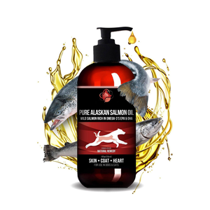 เสื้อโค้ทบรรเทาอาการคันสำหรับสัตว์เลี้ยงน้ำมันปลาแซลมอนป่าอลาสกันธรรมชาติน้ำมันปลาโอเมก้า3 - Product Image 5