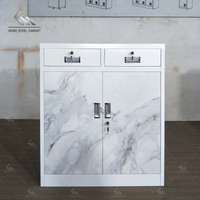 Meuble à chaussures en acier personnalisé, armoire à chaussures en acier à 2 tiroirs, meuble de rangement en métal à 3 niveaux pour usage domestique