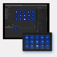 OEM/ODM 15 Teclas Stream Deck Mezclador de audio Consola de producción y controlador de estudio para creadores de contenido