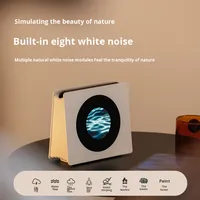 Enceinte Ambiante Intelligente avec Visualiseur Dynamique et Sons Naturels Apaisants pour le Yoga, la Méditation et l'Ambiance Moderne du Bureau à Domicile