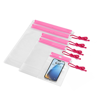 HaoRan Pochette Étanche Transparente pour Permis de Pêche, Porte-Documents, Porte-Carte d'Identité, Housse Étanche pour Permis