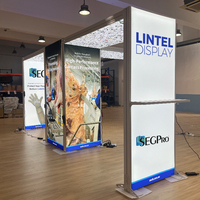 Lintel Retail Eco-Friendly Indoor Seg LED Light Box Fabric Exhibition Display Advertising Fabric Light Box Banner Textile