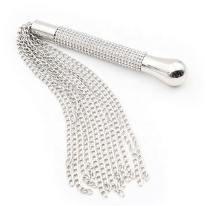 Adult Fetish SM Sex Toy BDSM <span class=keywords><strong>Metal</strong></span> Whip and Flogger Paddles pour couples - Product Image 3
