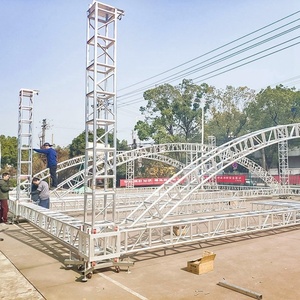Structure de treillis en aluminium pour scène, éclairage, haut-parleurs, écran LED, événements, toit, affichage, <span class=keywords><strong>portique</strong></span>, <span class=keywords><strong>arche</strong></span> incurvée, <span class=keywords><strong>arche</strong></span> plate, treillis triangulaire - Product Image 4