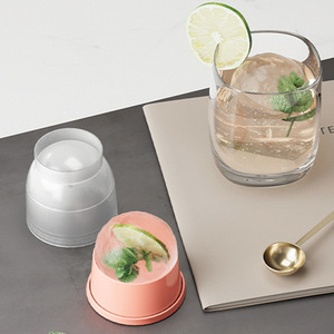 Silicone Ice Ball Mold Round Sphere Quick Freeze Whiskey Ice Cube Maker Household Ice Tray White Pink Blue - Product Image 4