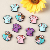 Perles en silicone pour uniforme d'infirmière, thème médical, pour bijoux DIY, bracelets et colliers, best-seller
