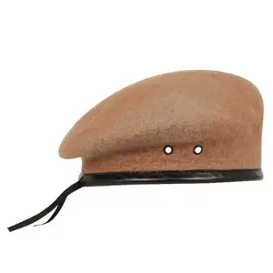 Wholesale Custom Boinas Para Hombres Tactical Berets Cap Adult Wool Beret Hat For Men