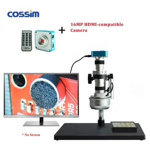 3D Microscopio电机驱动16MP兼容的数字3D数字视频显微镜