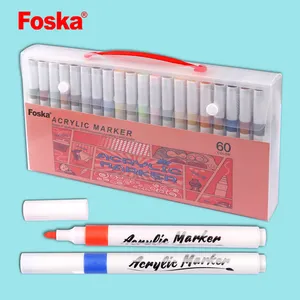 福斯卡热卖多色塑料亚克力记号笔
