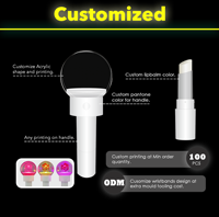 SOFFA Led 15 Baume à Lèvres Personnalisé Électrolytique Avec Glow Top Glow Stick Ball Kpop Light Stick pour Kpop