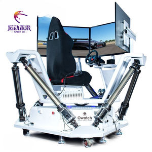 Simulateur de course automobile en métal SportVR 6DOF à 360 degrés, 3 écrans, pour intérieur/extérieur, machine de jeu VR pour parc d'aventure - Product Image 3