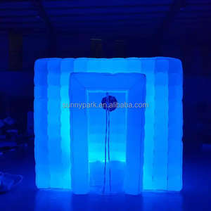 Cabina de Fotos Inflable con Iluminación LED de Colores, Cabina de Fotos Inflable con Luz, Adecuada para Eventos, <span class=keywords><strong>Alquiler</strong></span> para Fiestas, Decoración - Product Image 5